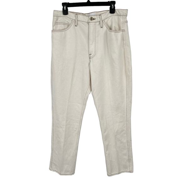 Frame Denim jeans Le Italien True Straight blanc size 32 - Picture 1 of 7